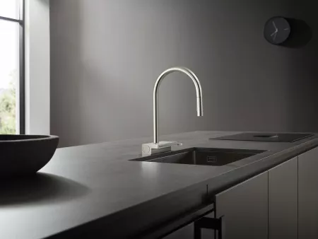 Смеситель Hansgrohe Aquno Select 73831670 матовый черный