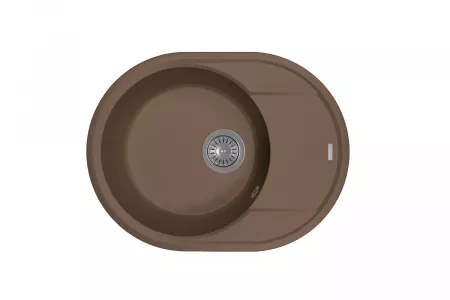 Мойка Flortek Дафна 620 мокко (400x400 мм) 23.030.B0620.303