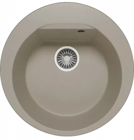 Мойка Polygran Atol-520 серый (520x520 мм) 627437