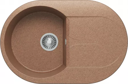 Мойка Polygran Atol-760 терракот (760x500 мм) 679054