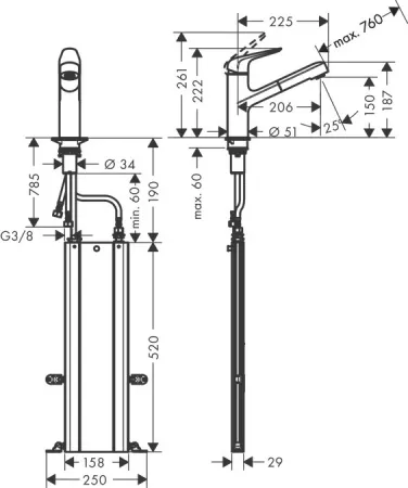 Смеситель Hansgrohe Focus 71829000 хром