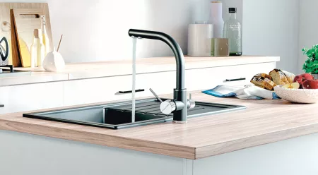Смеситель Paulmark Essen Es213011-401 антрацит