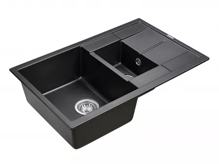Мойка Paulmark Feste PM237850-BL черный (775x495 мм)