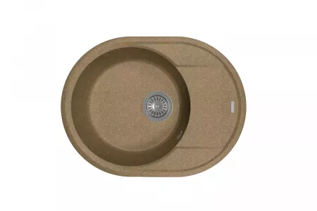 Мойка Flortek Дафна 620 коричневый (400x400 мм) 23.030.B0620.105