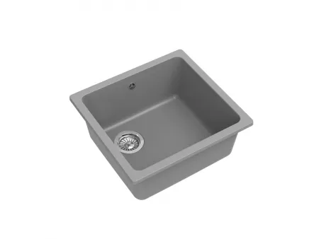Мойка Ewigstein 4540 серый металлик (480x450 мм) EW- 4540 сер мет