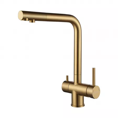 Смеситель Paulmark Skalen Sk213020-BG брашированное золото