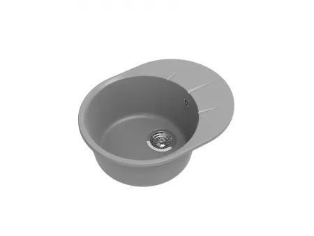 Мойка Ewigstein Rund 45F серый металлик (570x444 мм) R- 45F сер мет