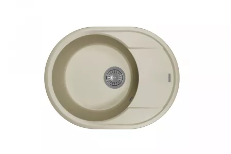 Мойка Flortek Дафна 620 грей (400x400 мм) 23.030.B0620.305