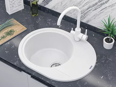 Смеситель Paulmark Essen Es213211-431 белый матовый
