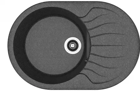 Мойка Dr. Gans Берта-760 черный 25.040.C0760.407 (760x510 мм)