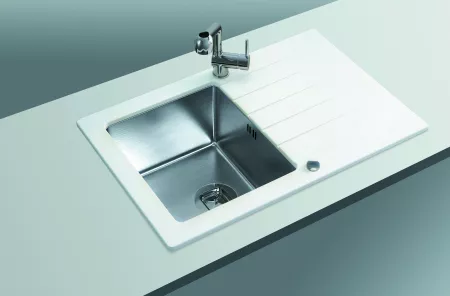 Мойка Tolero Twist TTS-760 белый (760x500 мм) 474117