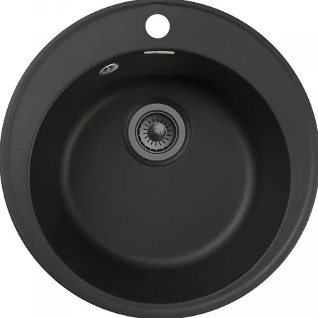 Мойка GranFest Quarz черный (479x479 мм) 08 черный