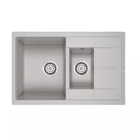 Мойка Paulmark Feste PM237850-GR серый (775x495 мм)