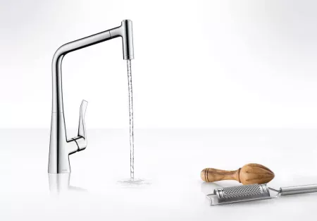 Смеситель Hansgrohe Metris 14820800 под сталь