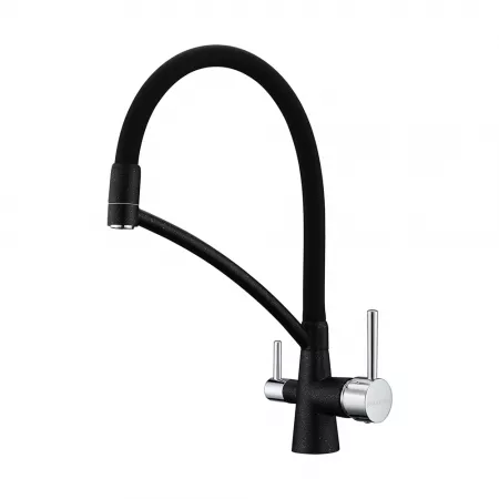 Смеситель Paulmark Siеgen Si213111-418 черный металлик