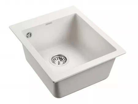 Мойка Paulmark Leer PM104249-WH белый (415x490 мм)
