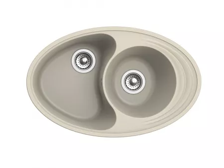 Мойка Ewigstein Elegant W90KF темно-бежевый (825x515 мм) E- W90KF темно-бежевый