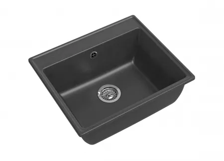 Мойка GranFest Vertex графит (580x500 мм) V-580 граф