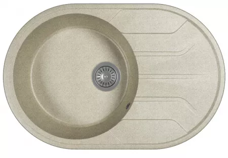 Мойка Bamboo Лиана 760 серый 29.020.C0760.408 (760x500 мм)