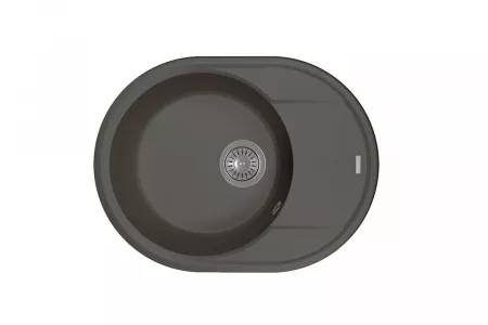 Мойка Flortek Дафна 620 антрацит (400x400 мм) 23.030.B0620.302