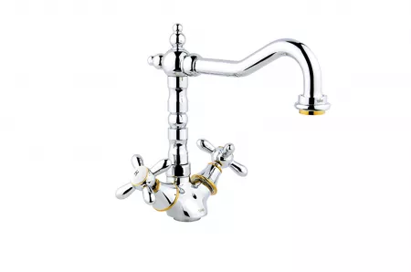 Смеситель Timo Ritz хром-золото 0143FK chrome-gold