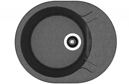 Мойка Dr. Gans Берта-580 черный 25.040.B0580.407 (580x470 мм)