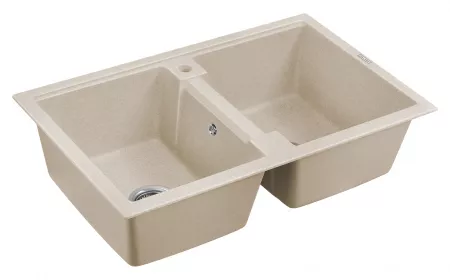 Мойка Paulmark Zwilling PM238150-BE бежевый (810x500 мм)