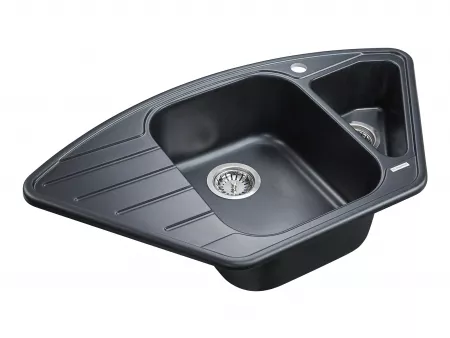 Мойка Paulmark Weise PM529050-BLM черный металлик (890x490 мм)