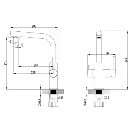 Смеситель Lemark Comfort LM3060C хром