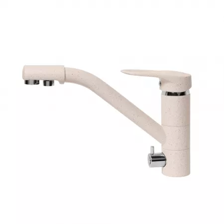 Смеситель AquaGranitEx C-6040 (311) светло-розовый