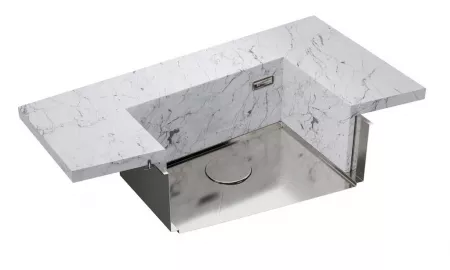 Мойка Omoikiri Kasen 53-INT-LG светлое золото (530x460 мм) 4993790