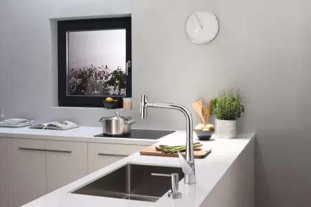 Смеситель Hansgrohe Talis Select 73867800 под сталь