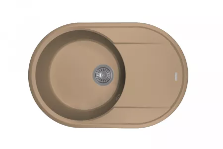 Мойка Flortek Дафна 760 капучино (760x500 мм) 23.030.С0760.306