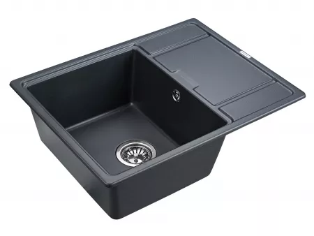 Мойка Paulmark Weimar PM216550-BLM черный металлик (650x500 мм)