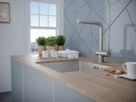 Смеситель Paulmark Spring Sp212067-SS нержавеющая сталь