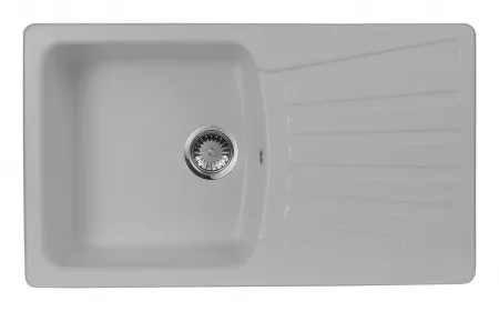 Мойка AquaGranitEx M-12 (310) серый (840x495 мм)