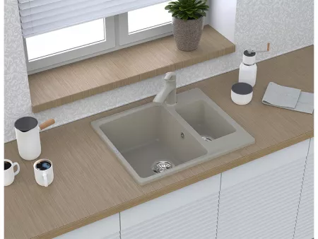 Мойка Ewigstein Gerd 60K серый металлик (593x490 мм) G- 60K сер мет