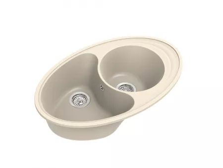 Мойка Ewigstein Elegant W90KF крем (825x515 мм) E- W90KF крем