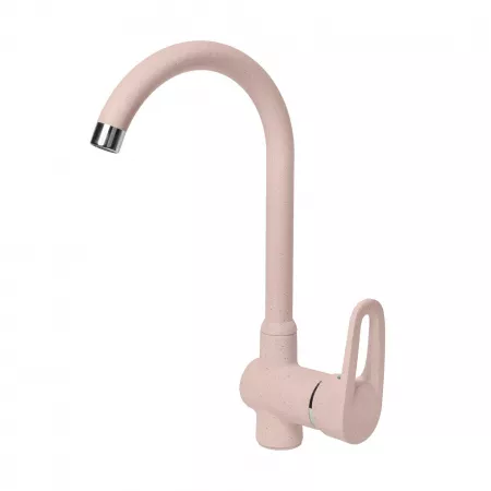 Смеситель AquaGranitEx C-5035 (315) розовый