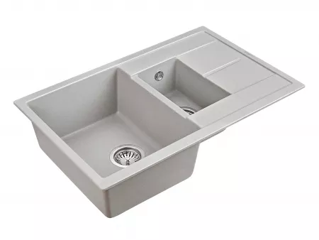 Мойка Paulmark Feste PM237850-GR серый (775x495 мм)