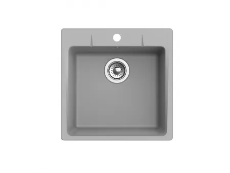 Мойка Ewigstein Gerd 50 серый металлик (505x505 мм) G- 50 сер мет