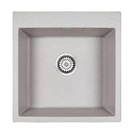 Мойка Paulmark Praktisch PM105152-GR серый (510x520 мм)