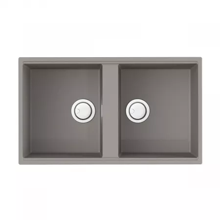 Мойка Omoikiri Kitagawa 83-2-U-GR leningrad grey (836x488 мм) 4993810
