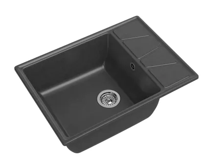 Мойка GranFest Vertex графит (680x500 мм) V-680 L граф