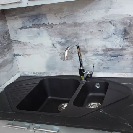 Мойка Raiber Айфель антрацит RQ987 (930x500 мм)