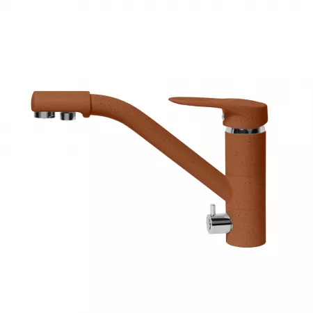 Смеситель AquaGranitEx C-6040 (307) терракот