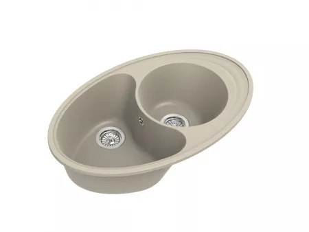 Мойка Ewigstein Elegant W90KF темно-бежевый (825x515 мм) E- W90KF темно-бежевый