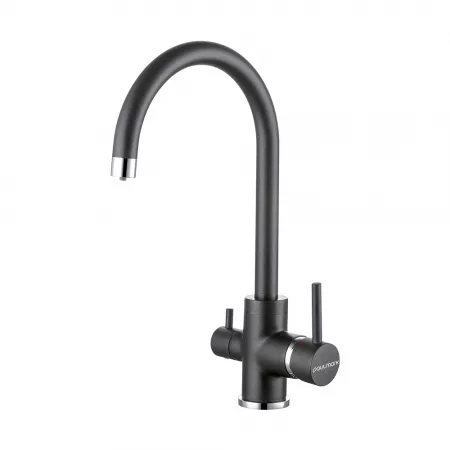 Смеситель Paulmark Essen Es213211-418 черный металлик