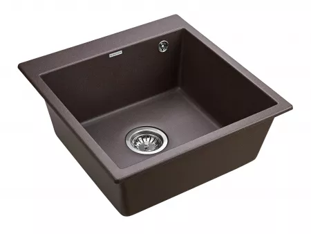 Мойка Paulmark Praktisch PM105152-CO кофе (510x520 мм)