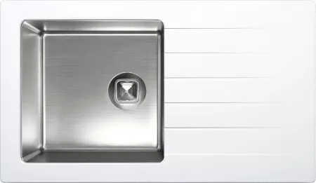 Мойка Tolero Twist TTS-860 белый (860x500 мм) 474353